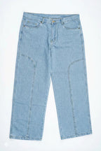 Straight Fit Light Blue Workshop Denim
