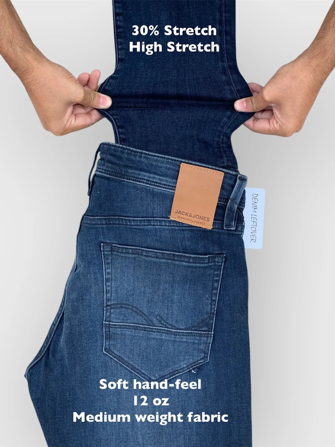 Men's Skinny Fit Blue Black Jean