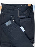 Men's Skinny Fit Vintage Diamond Black Ripped Jean