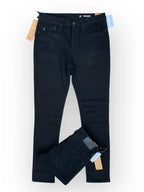Men's Skinny Fit Vintage Diamond Black Ripped Jean
